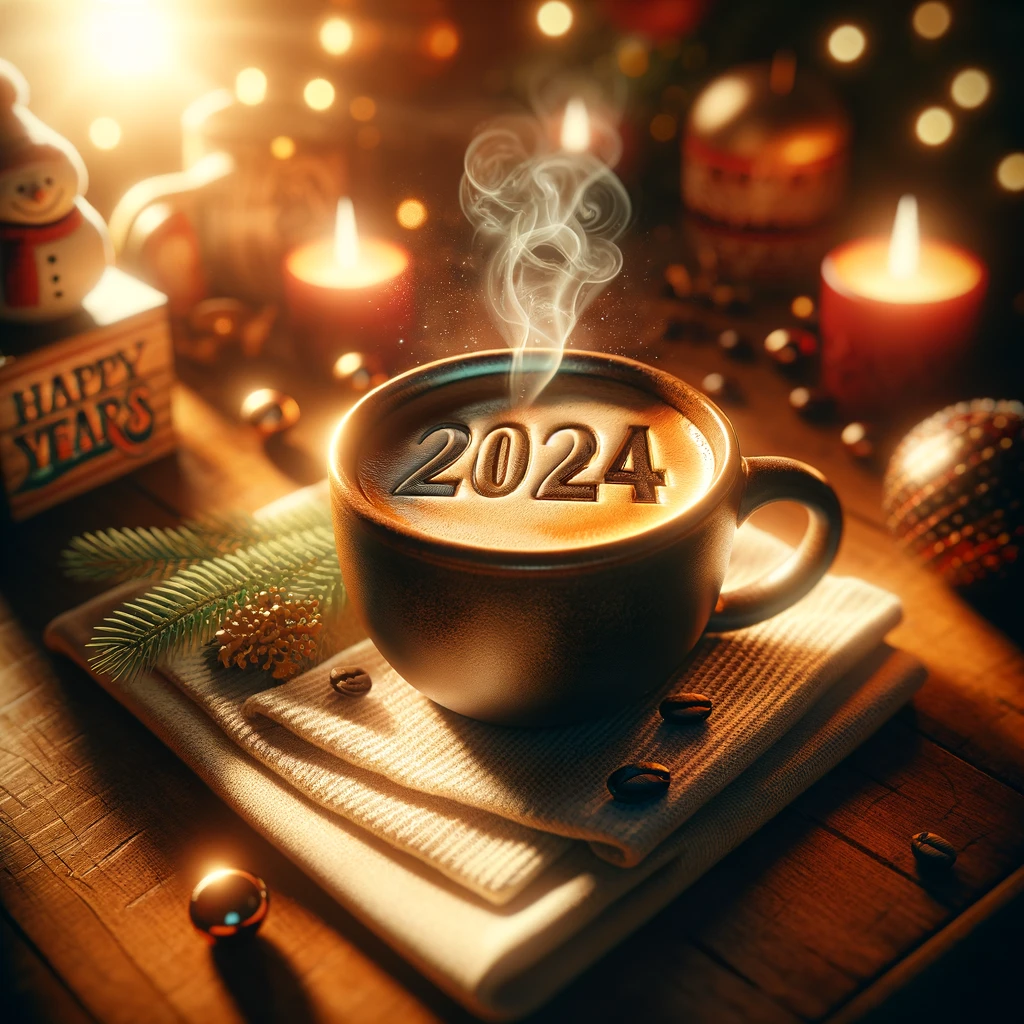 frohes neues jahr kaffee bilder 2024 - Frohes Neues Jahr kaffee bilder 2024