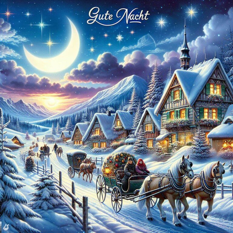 Gute Nacht bilder Winter