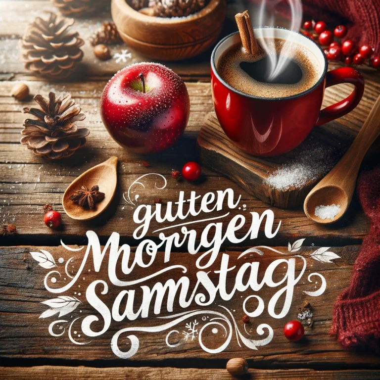 Guten Morgen Samstag