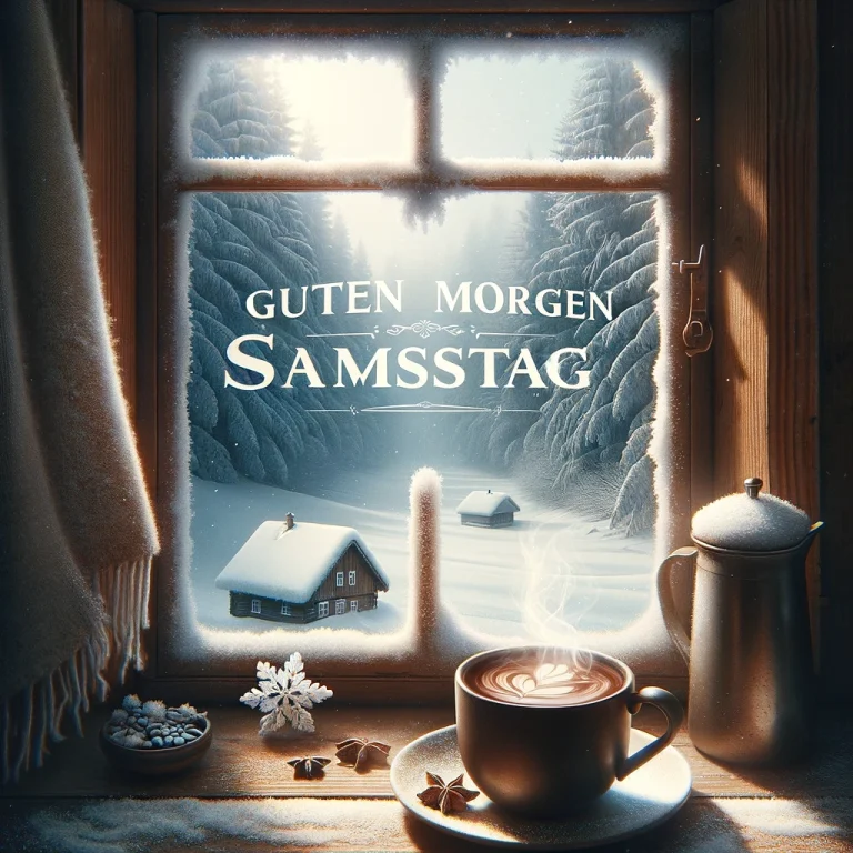 Guten Morgen Samstag Winter bilder kostenlos