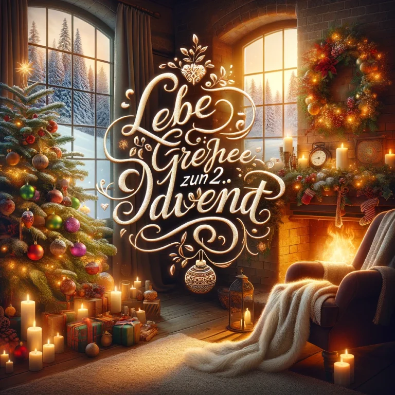 liebe grüße zum 2. advent