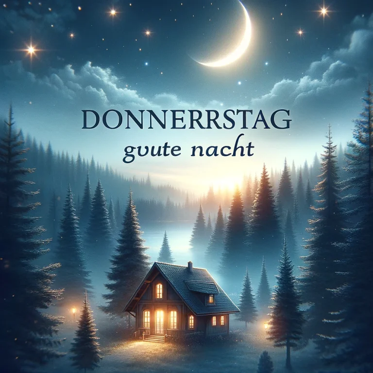 schönen donnerstag abend und später eine gute nacht