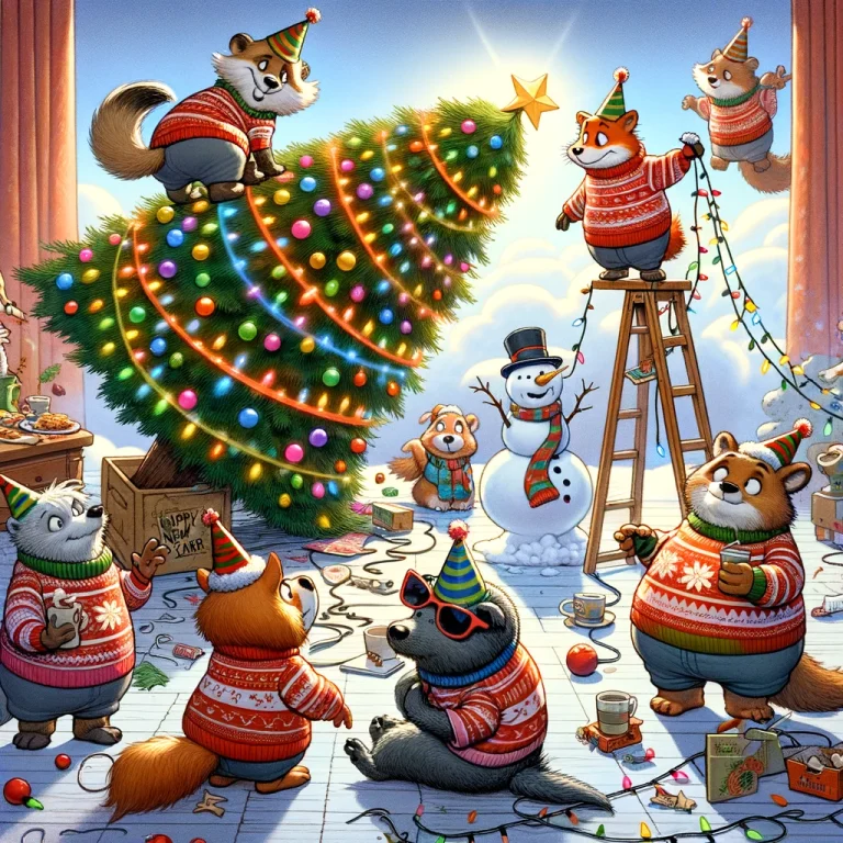 weihnachts und neujahrswünsche lustig