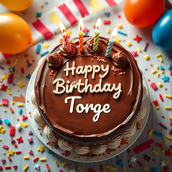 Bild von Torge Name auf Torte Schreiben – Jetzt Herunterladen Perfekt zum Teilen